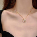 Kit Amor Eterno - Colar Trevo de Coração + Caixa com 6 Rosas